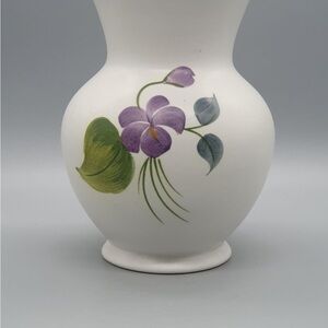 E Radford Vintage Pottery Vase Hand Painted Vase made in England